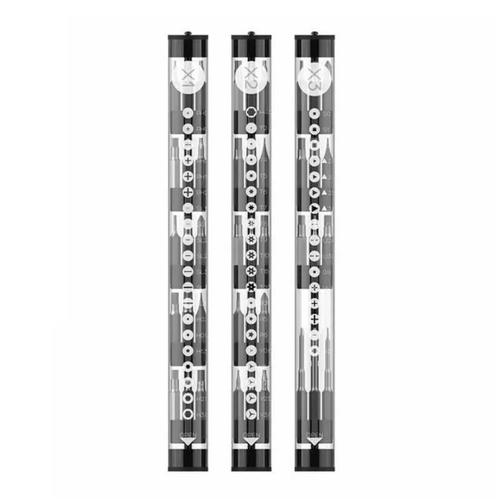 Multifunction Precision Screwdriver Bits S2 Alloy Steel Magnetic Tip Kit for Small Device Repair Quake