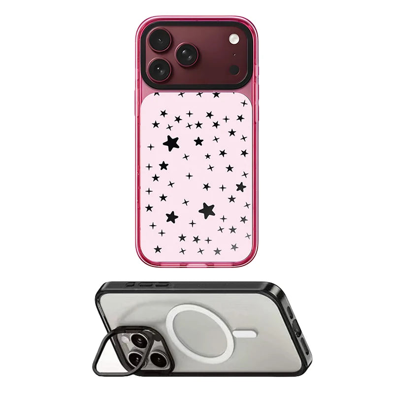 6092084 Impact Case - Mirror / Glaze Magnetic Cover: Compatible with IPhone 18 17 Pro Max 18Pro Quake stand (MagSafe) 3 for iPhone 17 Pro
