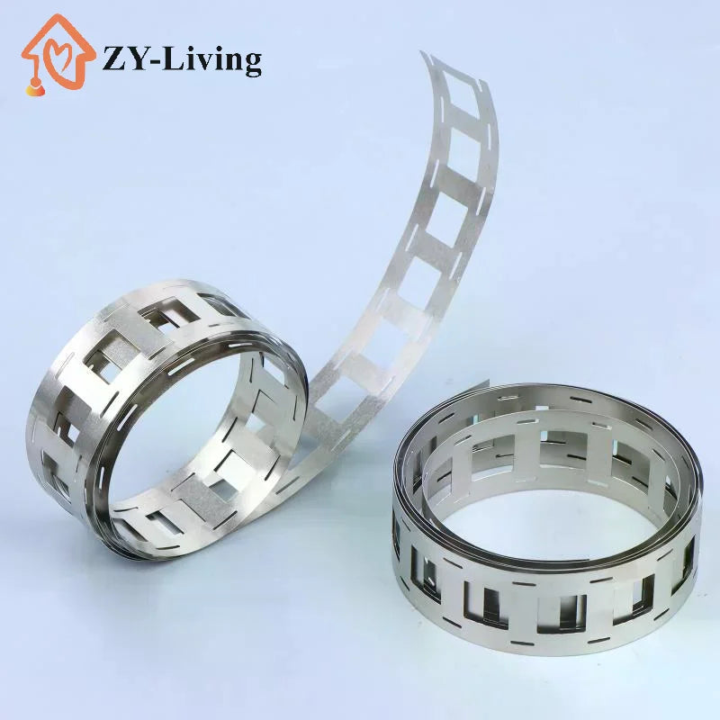 1 Roll Lithium Battery Nickel Strips 1Meter 0.15*20.2mm 2P Nickel Plated Steel Strip For 18650 Battery Pack Spot Welding Quake