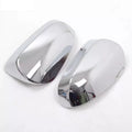 For Toyota Corolla Camry 2014-2018 Car Sticker Rearview Side Mirror Cover Wing Cap Exterior Door Rear View Case Trim Carbon ABS Quake Silver