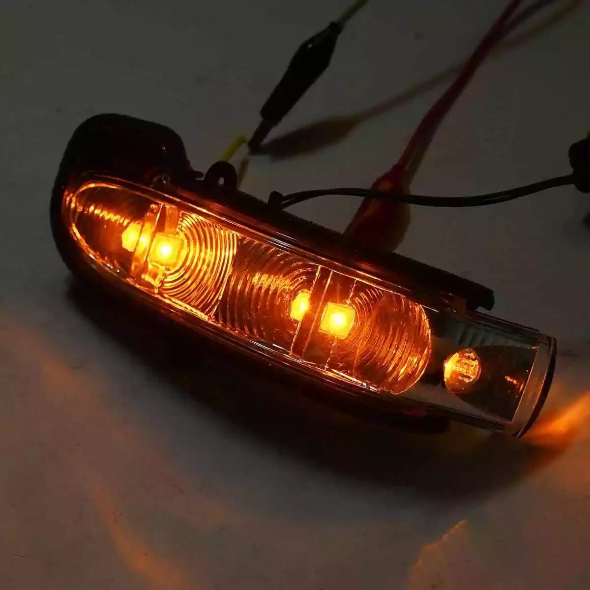 For Mercedes Benz W211 S211 W463 W461 C/E Class 2038201321 2038201421 1x Side Rear View Mirror LED Turn Signal Indicator Light Quake