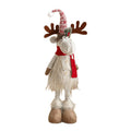Reindeer Statue Crafts Christmas Sculpture for Bedroom Living Room Hallway Quake Retractable Elk