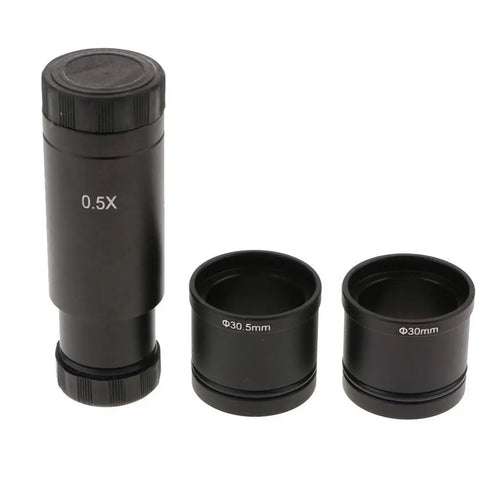 Digital CCD Camera Eyepiece 0.5X Magnification C-mount Adapter for Biomicroscope Stereo Microscope Lens Quake