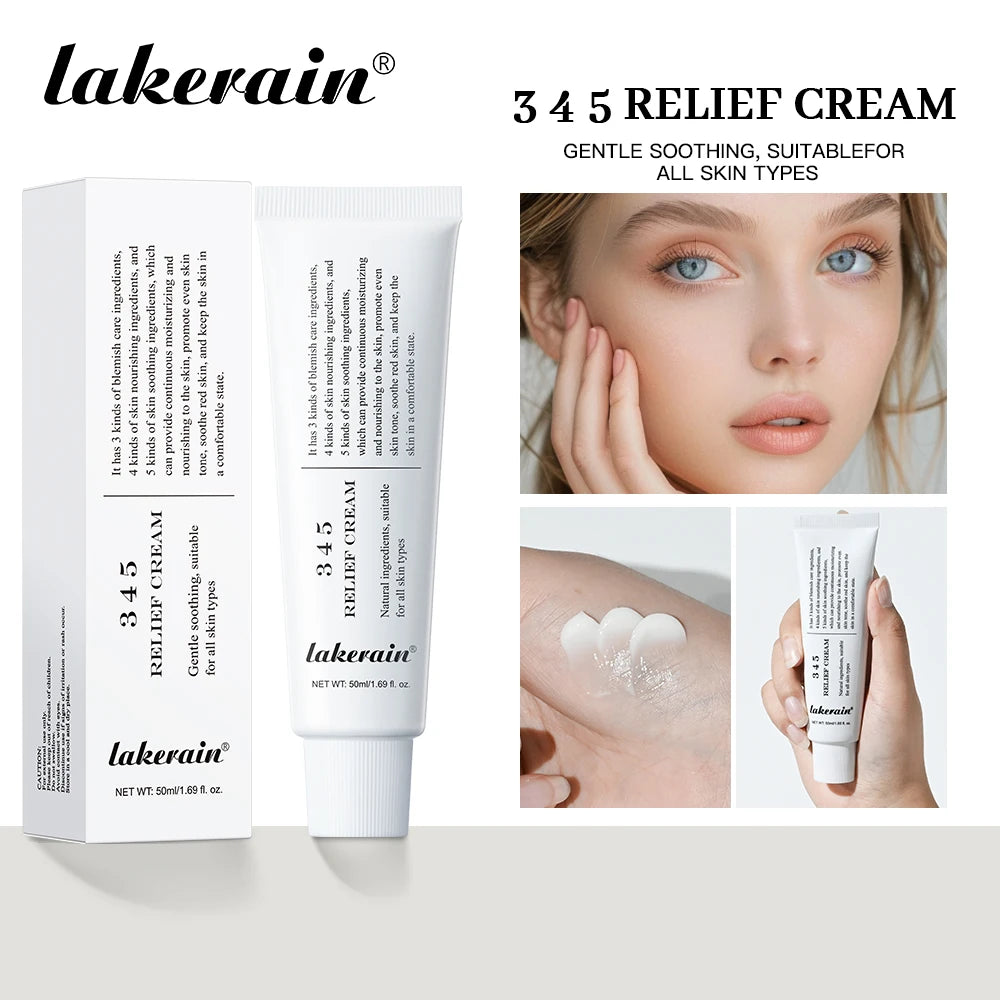 3 4 5 Relief Cream Address Blemishes Nourish The Skin And Provide Soothing Care Face Lifting Beauty Moisturizer Korean Cosmetics Quake RELIEF CREAM