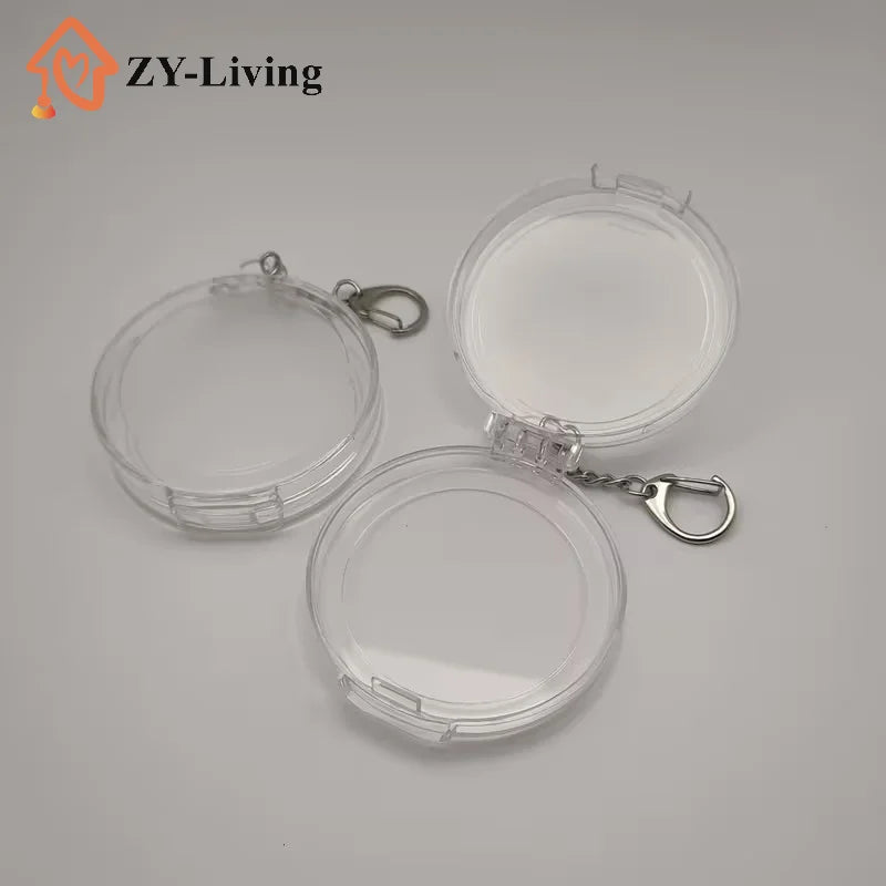 1Pcs Transparent Badge Storage Container For Painful Package Anime Badge Storage Display Bag Portable Storage For Jewelry Quake