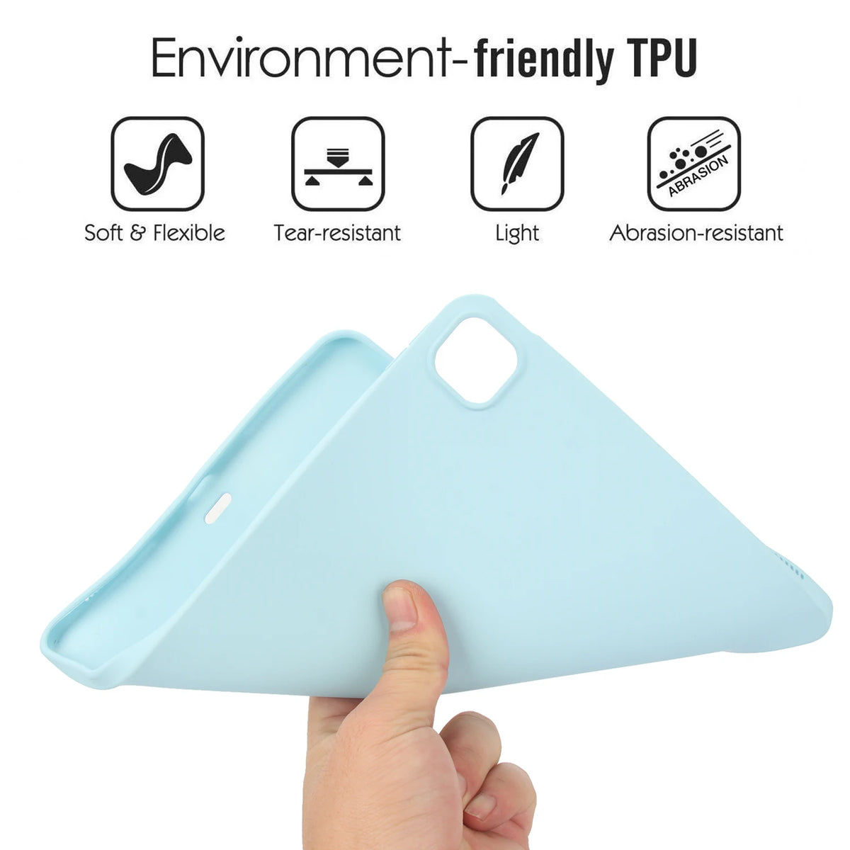 For 2021 iPad 10.2 Case 7/8/9th Generation Cover For 2018 9.7 5/6th Air 2/3 10.5 Mini 4 5 6 Pro 11 Air 4/5 10.9 10th funda soft Quake