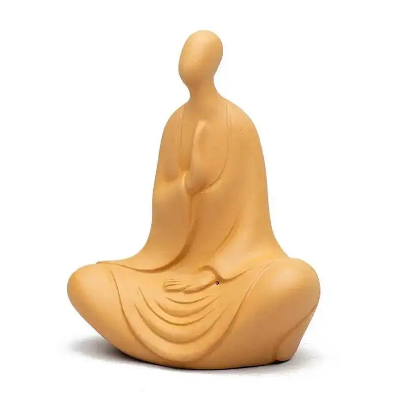 Zisha Tea Pet Buddha Tea Ceremony Tea Set Ornament Clay Little Zen Чайные Украшения Quake Wuxiang Buddha