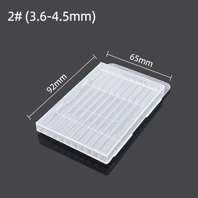 1PCS Transparent 5/10 Hole Plastic Drill Bit Storage Box Empty Tool Organizer for Woodworking Drill Quake A3