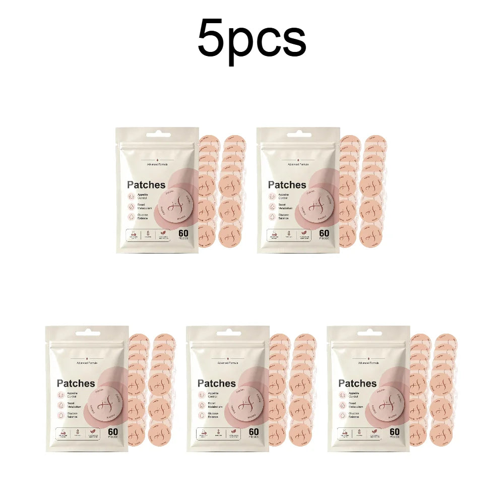 Berberine Patch Daily Wellness Support Breathable Gentle Adhesive Body Patch Long Wear Comfortable Skin Care Quake 5pcs
