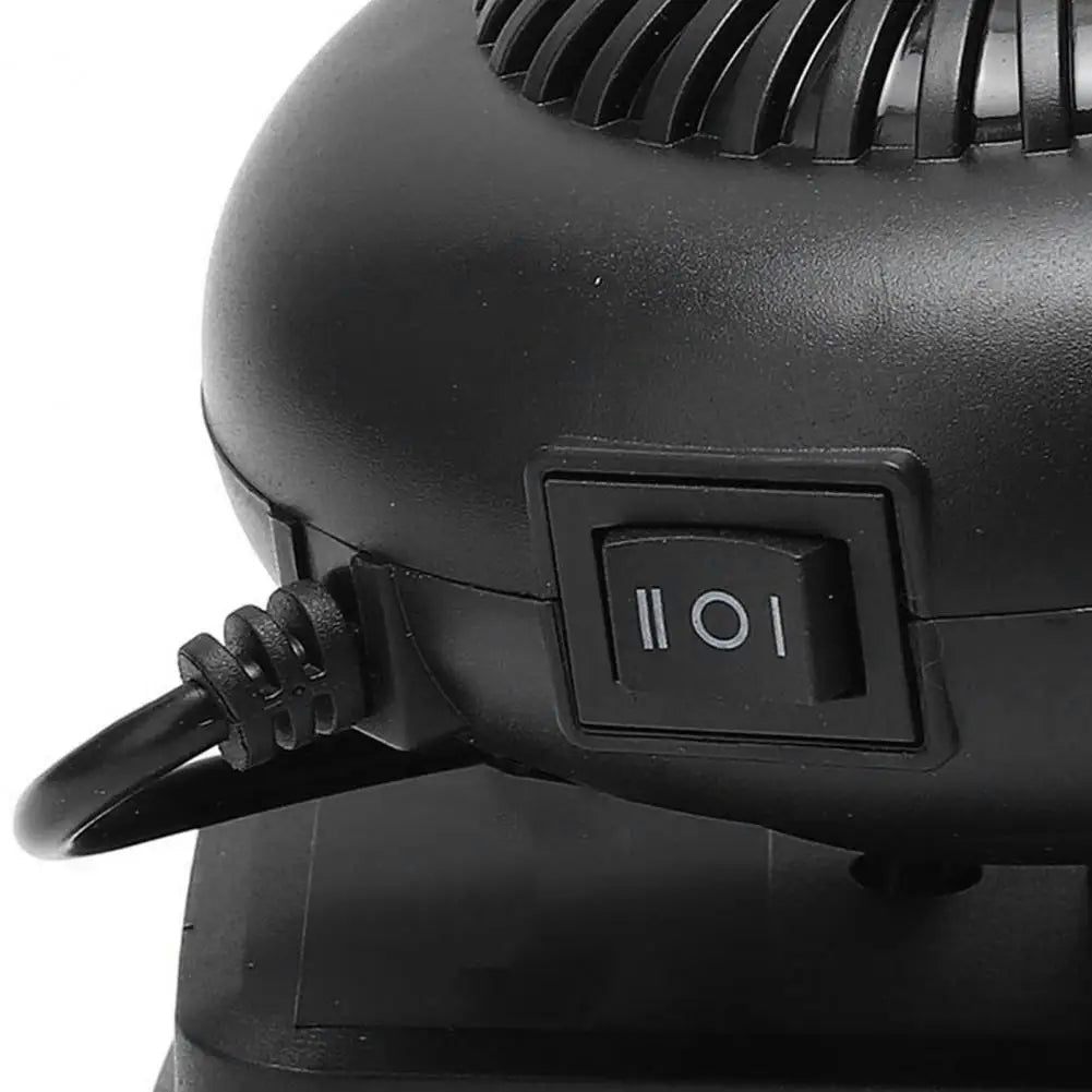 Mini Car Fan Heater with Battery Tilt Protection 1500mAh Rechargeable Auto Windscreen Defroster Heater Quake