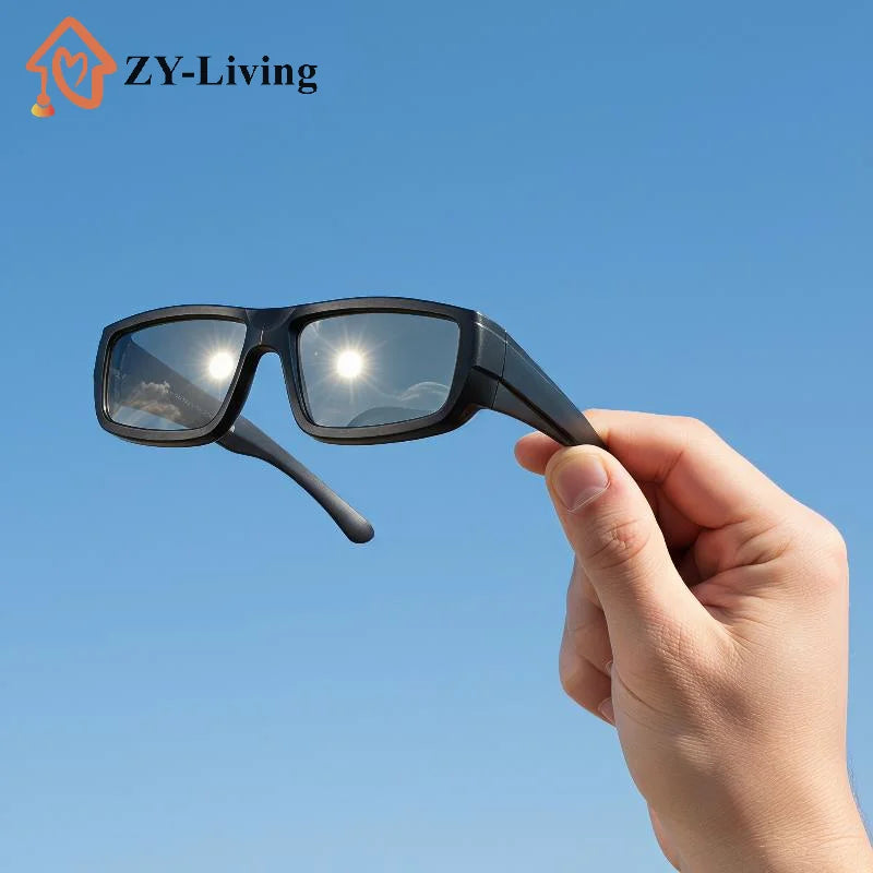 Solar Eclipse Viewing Glasses With UV Eye Protection And Safe Clear Lenses For Outdoor Eclipse Watching Astronomy Activities Quake