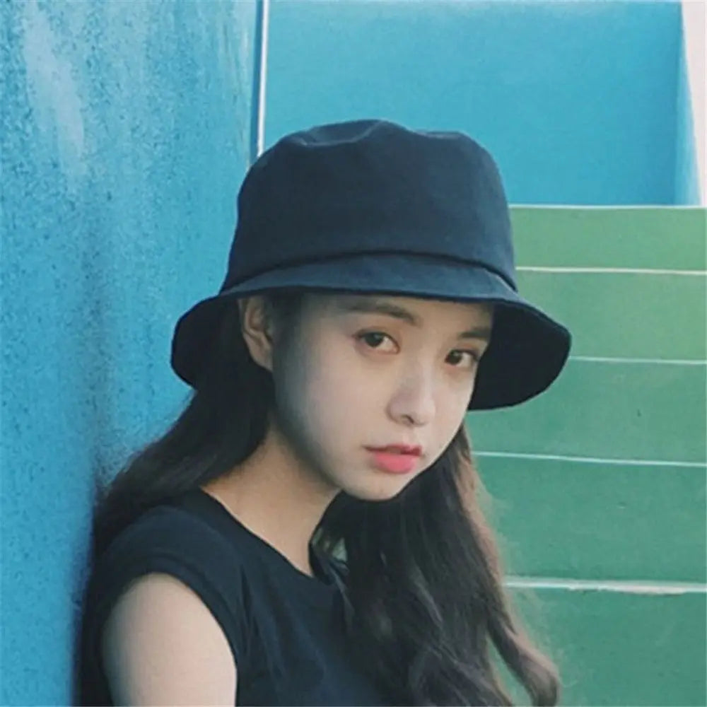 Spring Summer Panama Hat Anti-UV Foldable Fisherman Cap Sun Hat Bucket Hat Beach Cap Quake