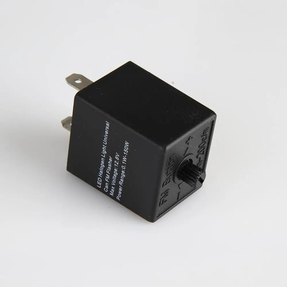 LED Universal Turn Signal 12V 24V 3-PIN Adjustable Flasher Relay Light Blinker For Automotive Motorcycle accessories Quake