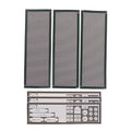 3Pcs PVC Dust Filter Universal DIY Shield Back Plate For Computer Chassis I/O Quake 3Pcs