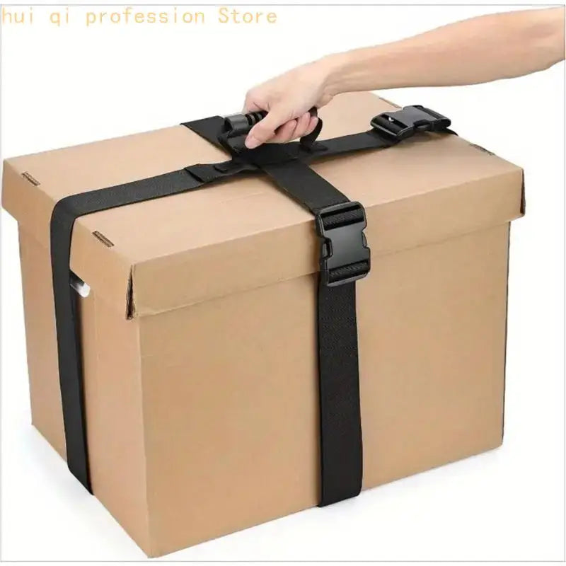 Box Carrying Strap with Handle for Luggage, Travel, and Moving Use H8WE Quake