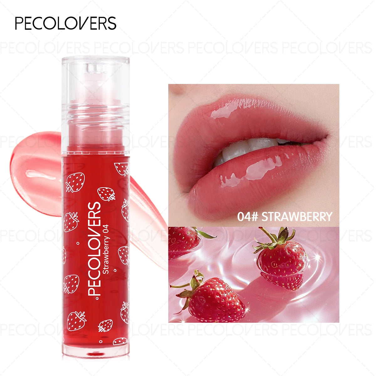 Lip Balm, Moisturizing Lips, Fruity Lip Gloss, Tinted Lip Balm, Long-lasting, Non-drying, Lip Cosmetics Quake 04