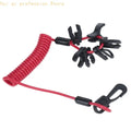 Universal Boat Safety Lanyard Kills Switches with Stretch TPU Lanyard Clip H8WE Quake CN