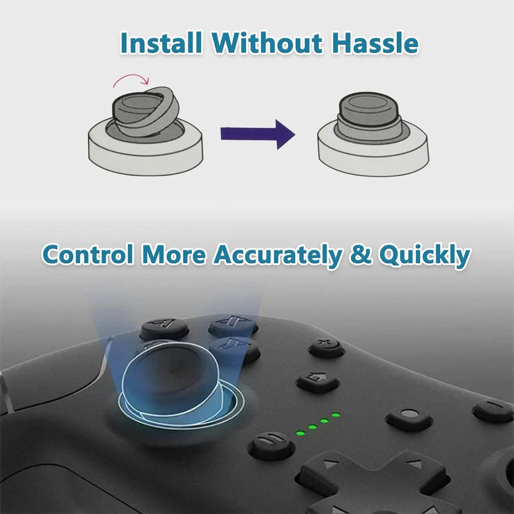 Precision Rings, Aim Assist Motion Controller 8PCS Precision Target Control Rings Suitable for PS4, PS5, Xbox One, Xbox Series Quake