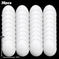 36/12PCS White Easter Filling Eggs DIY Easter Decoration Egg Plastic Empty Simulation Eggshell Game Toys Festival Party Decor Quake 36PCS