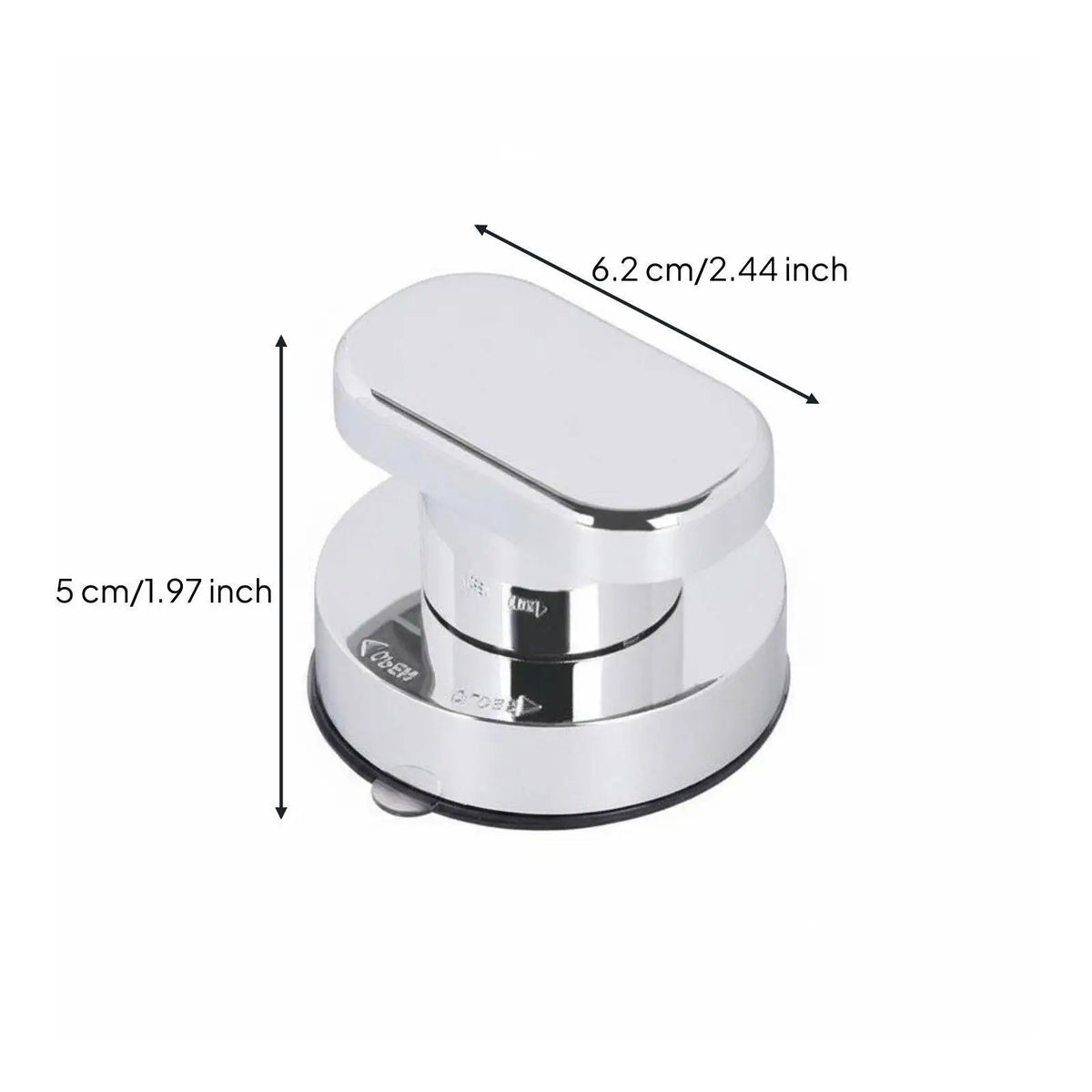 Vacuum Suction Handle Easy Install Grab Bar Non Marking Support Rail for Bathroom Elderly Quake