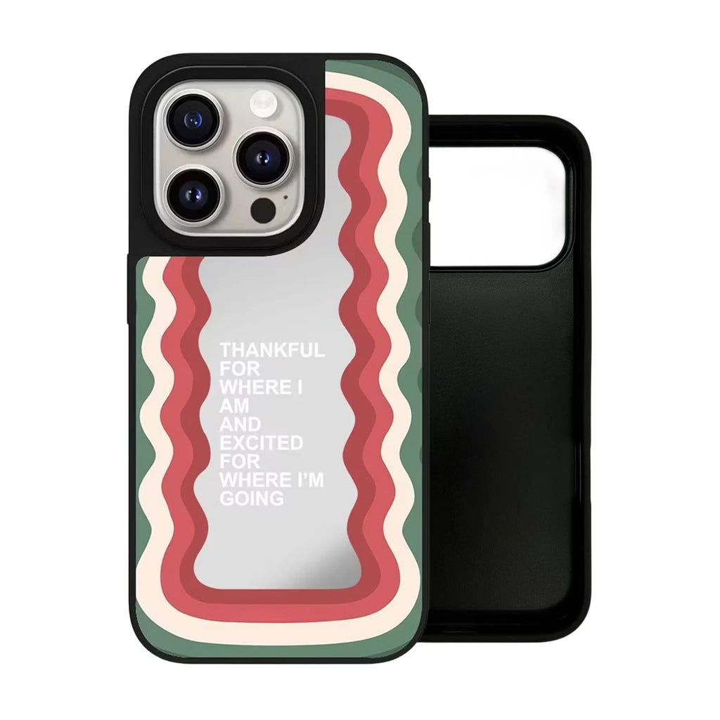 608312 Mirror Surface Magnetic Phone Case Cover for IPhone 13 14 15 16 17 18 Pro Max Case Cartoon Quake