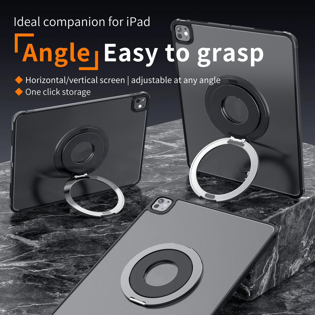 360° Rotating Magnetic Holder Mount for All Tablets Universal Metal Bracket Stand Durable 360 Rotation Tablet Accessories Quake
