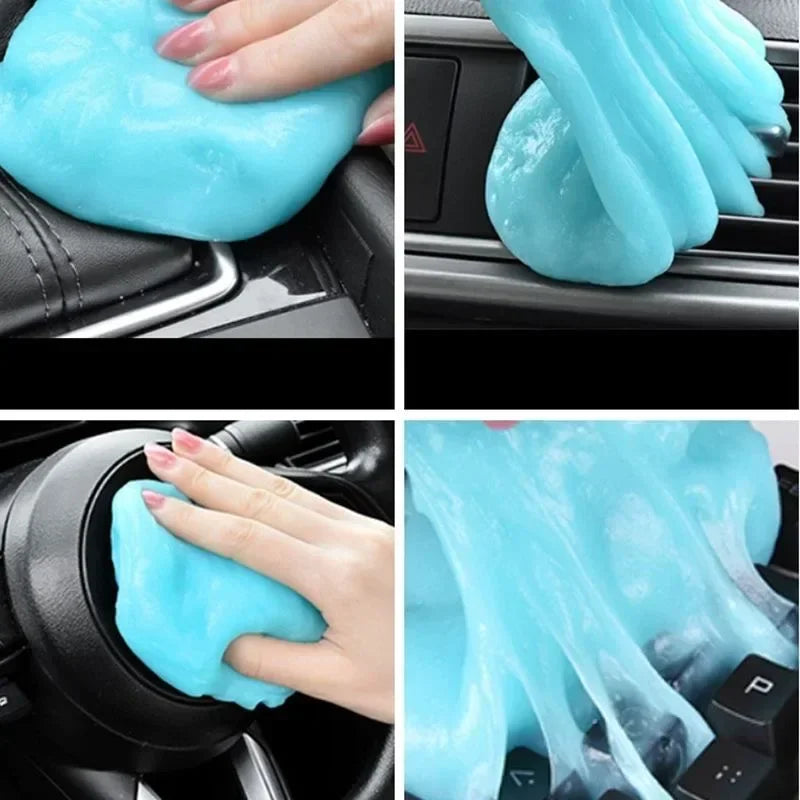 Car Cleaning Gel Vent Instrument Panel Computer Keyboard Dust Dirt Mud Clearance Reusable Cleaning Tools Quake
