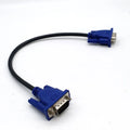 0.3m/0.5m/1.5m Cable Vga 15 Pin Male To Male VGA Cables Cord Wire Line Copper for PC Computer Monitor Projector Connecting Quake 0.3M