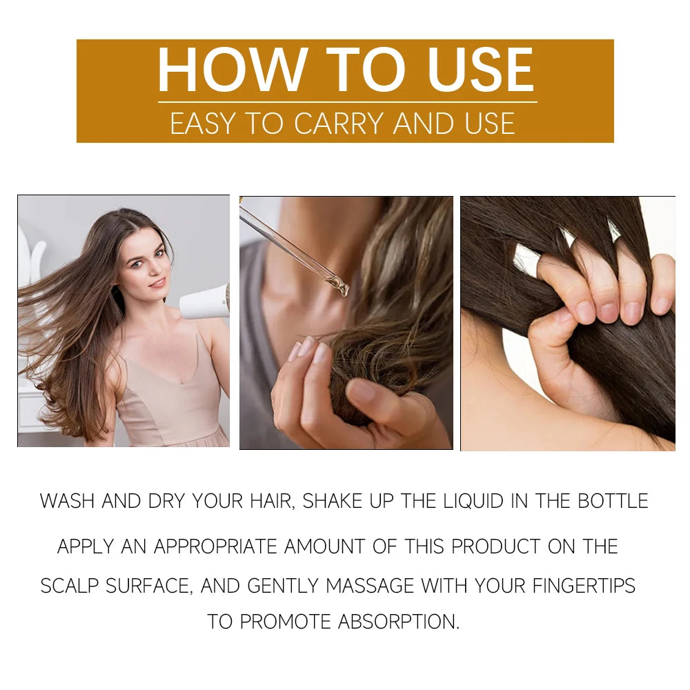 Batana & caffeine HAIR OIL Reduct Hair Loss Prevent Split Hair Care Product Nourish Moisturize Improve Hair Quality Quake