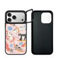603297 Camera Ring Stand Mirror Surface Magnetic Case: Compatible with IPhone 17 16 15 14 13 12 Pro Max 17 Air Quake mirror (no magsafe) for iPhone 14 Pro
