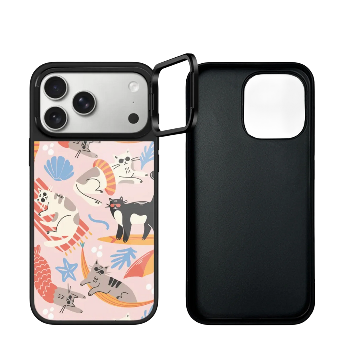 603297 Camera Ring Stand Mirror Surface Magnetic Case: Compatible with IPhone 17 16 15 14 13 12 Pro Max 17 Air Quake mirror (no magsafe) for iPhone 14 Pro
