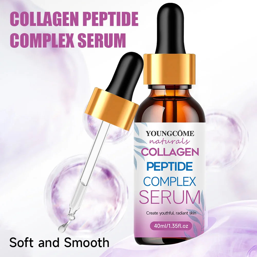 Collagen Wrinkle Remover Face Serum Lifting Firming Fade Fine Lines Anti-aging Essence Whitening Brighten Nourish Skin Care Quake