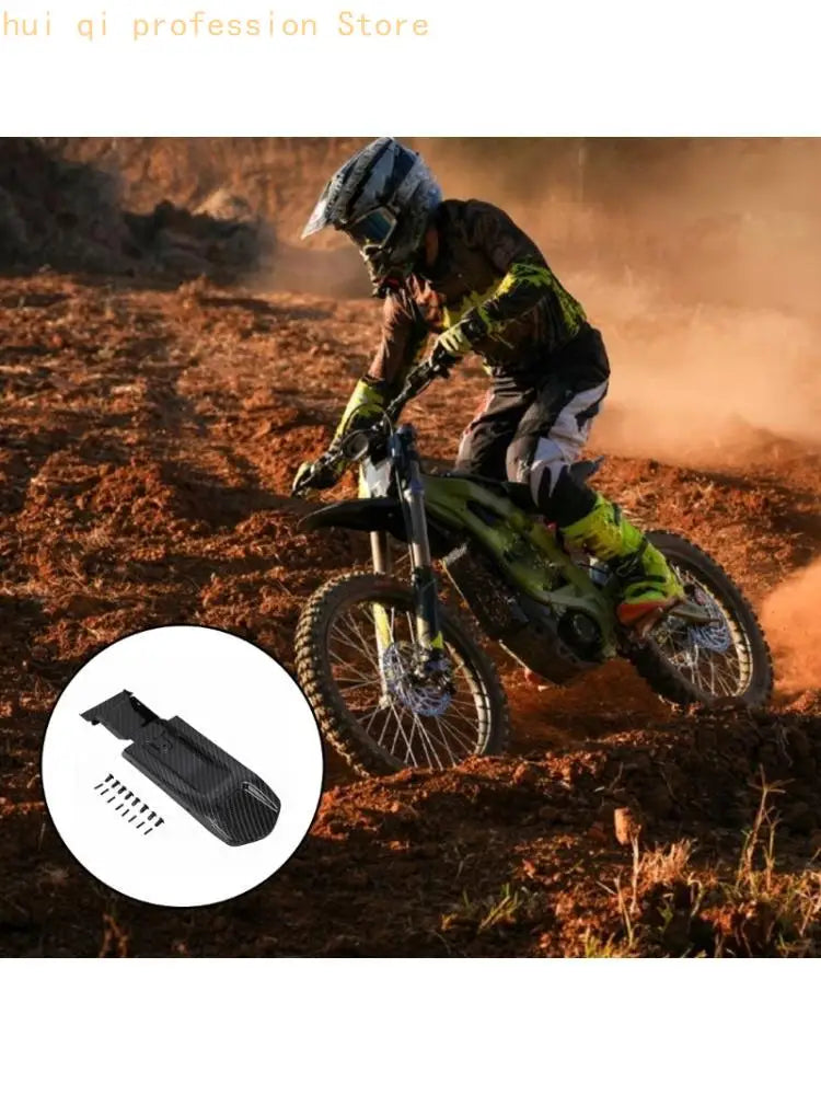 Motorcycle Rear Guard Inner Plate, Dark Rear Cover with Carbon Set H8WE Quake CN