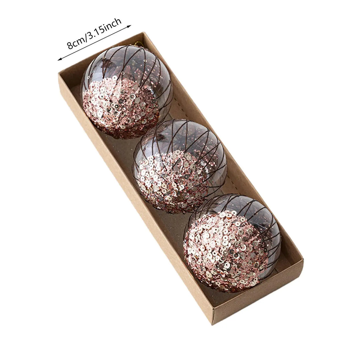 Christmas Balls Ornaments Set Practical for Anniversary Wedding Party Favor Quake
