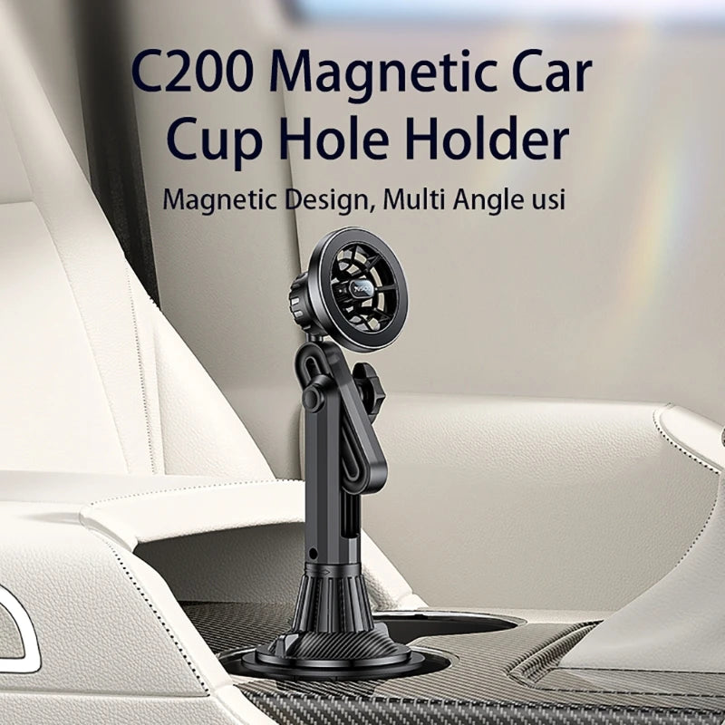 Magnetic Phone Holder Secure Attachment Expandable Arm Phone Mount Stable & Adjust Designs Phone Stand for Vehicle K1KF Quake Default Title