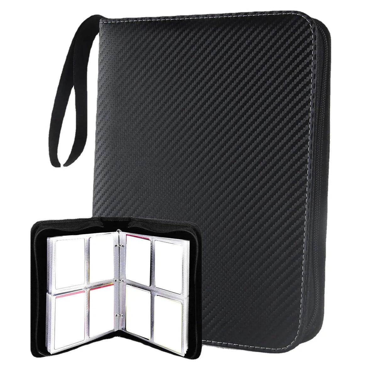 Trading Cards Album Storage Folder Binder Organizer Cards Holder Pocket Quake