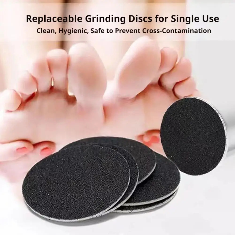 43mm 60pcs/Box Foot Dead Skin Sandpaper For Electric Nail File Cuticle Callus Replaceable Sanding Paper Professional Pedicure Quake