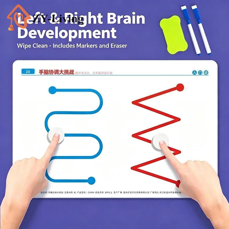Hand Brain Coordination Action Practice Development Set For Overall Brain Balance Attention Improvement Tool Quake