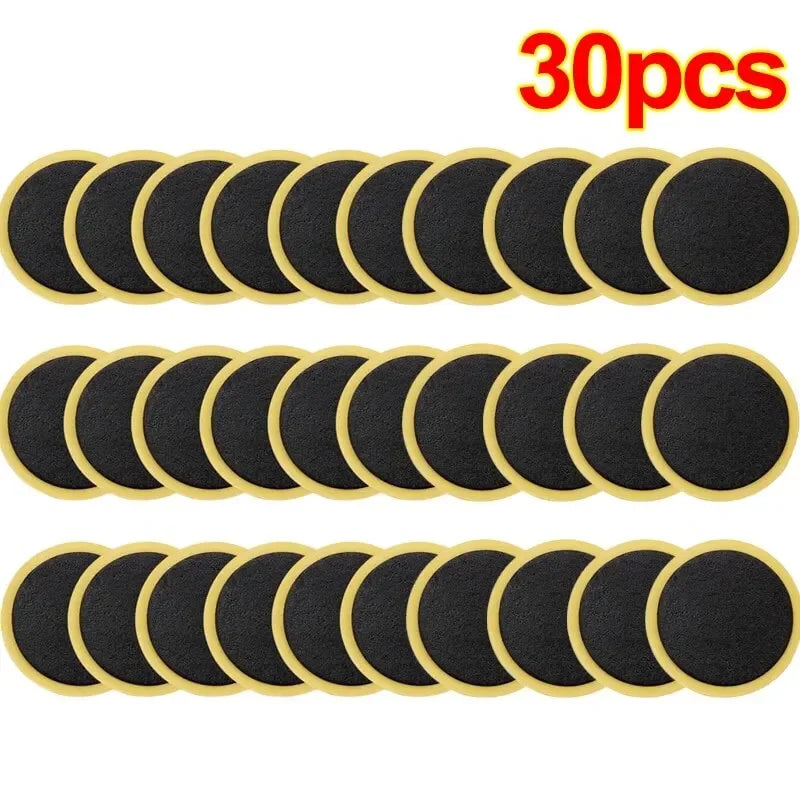 30/20/10PCS Bicycle Glue-free Tire Patches Tool Quick Repairing Tyre Protection Patch Adhesive Quick Drying Bike Accessories 30/ Quake Buy 20 Get 10 free