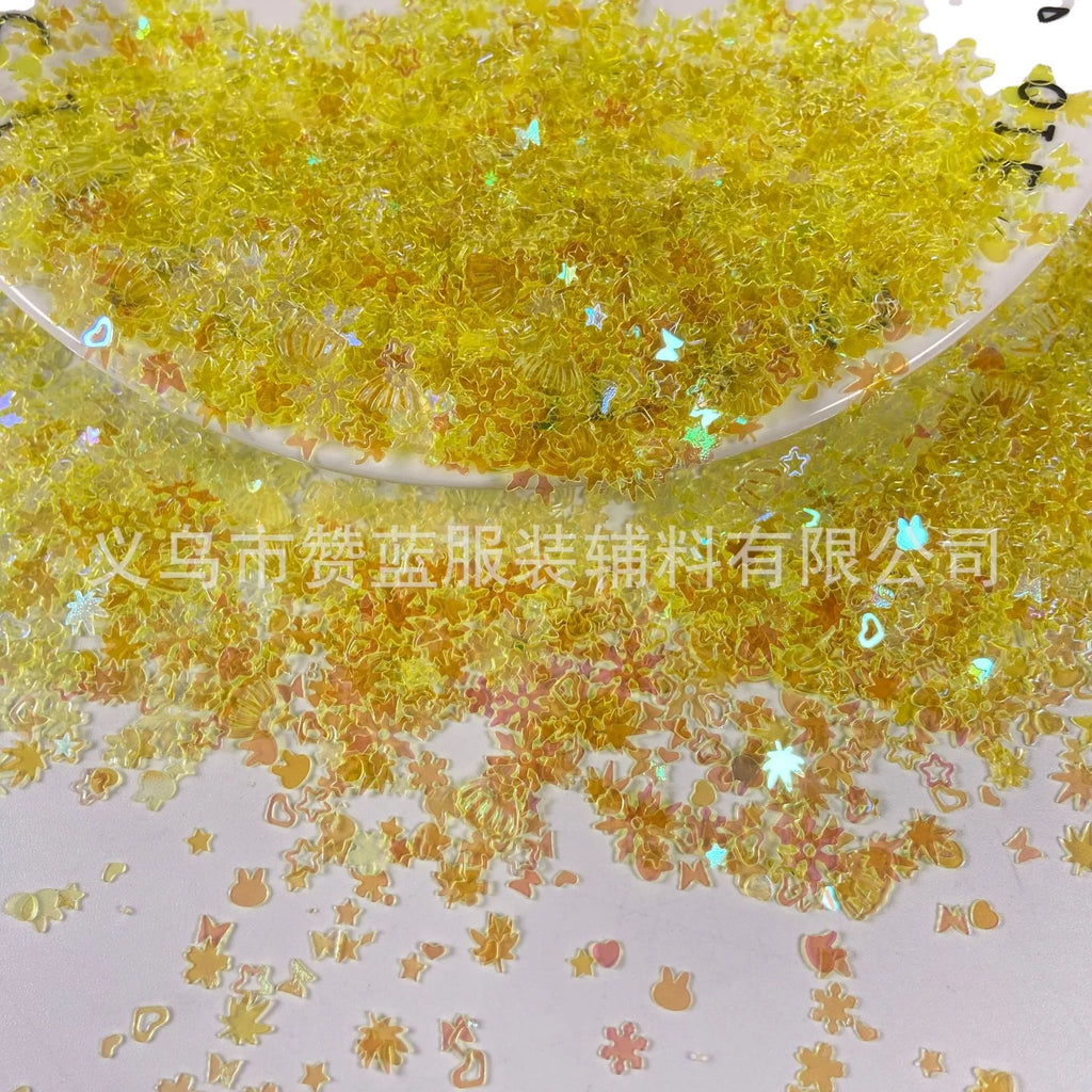 50g/500g Randomly mixed Glitter Confetti Tinfoil Sequins DIY New Year Home Wedding Birthday Throw Party Decoration Supplier Quake