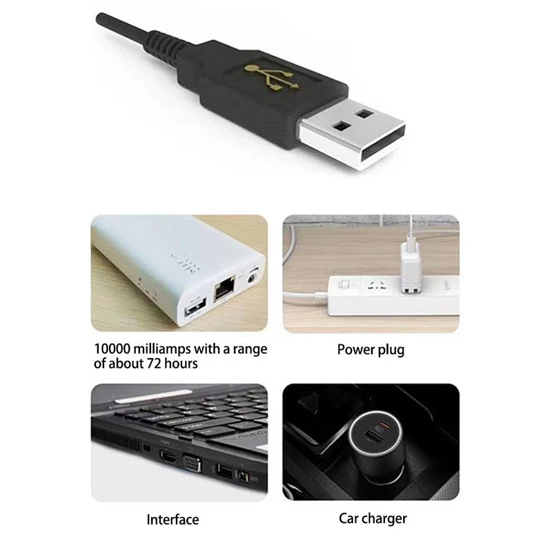 Portable USB Aquarium Air Pump:Mini Oxygenator for Fish Tanks and Aquatic Accessories Quake