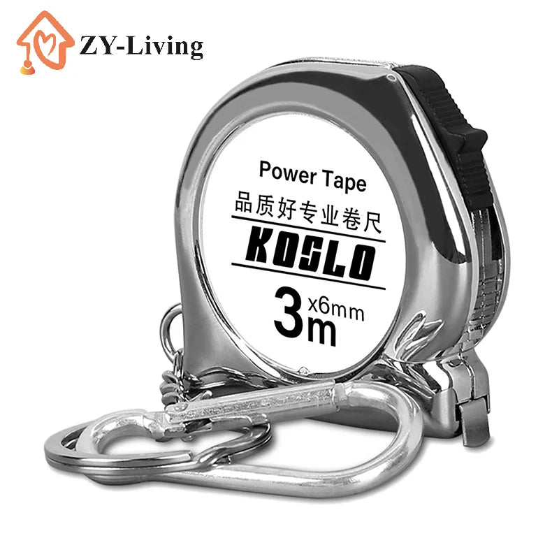 1Pcs Mini Measuring Tool 3 Meter Portable Tape Measure Delicate Household Retractable 300cm Measuring Tape Key Chain Quake