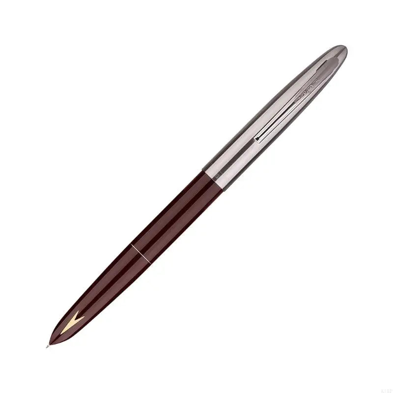Fountain Pen, 0.38mm Fine Nib Fountain Pen Smooth Writing Luxury Pen Gift for Business Office Journaling K1KF Quake Red CN