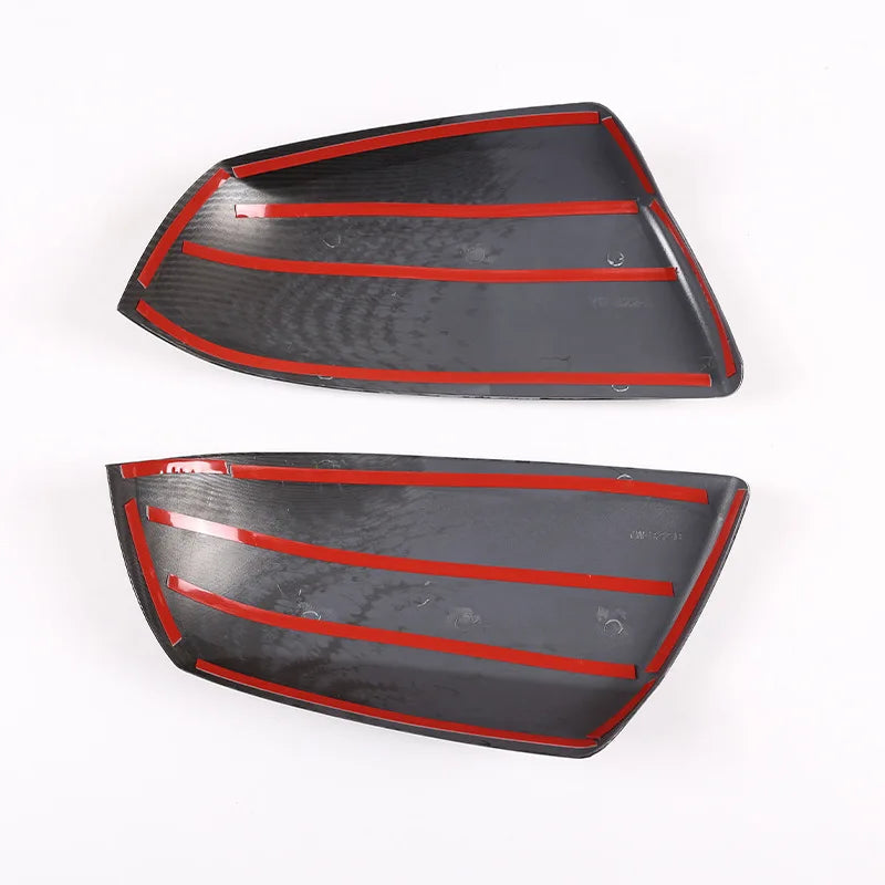 For Toyota Tundra Sequoia 2008-2020 Car Rearview Side Mirror Cover Wing Cap Sticker Exterior Door Rear View Case Trim Carbon Quake