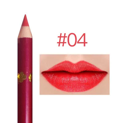 YALAIYI 12-color Lip Liner Pencil Waterproof and Colorfast for Beginners Easy To Use Lip Liner Pen Lip Liners Foggy Color Quake 4