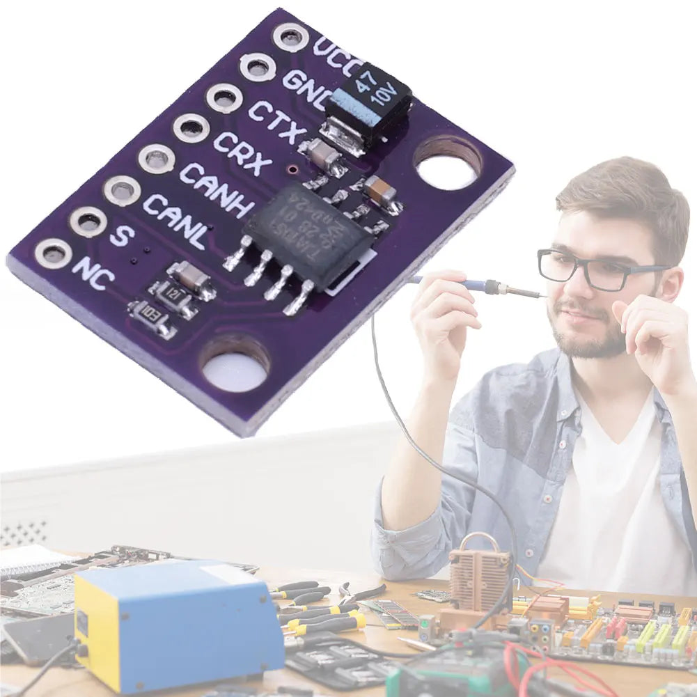 TJA1051T CAN Transceiver Module High Speed Transfer Rate CAN Transceiver Breakout Board Low Power Consumption CAN Network Module Quake