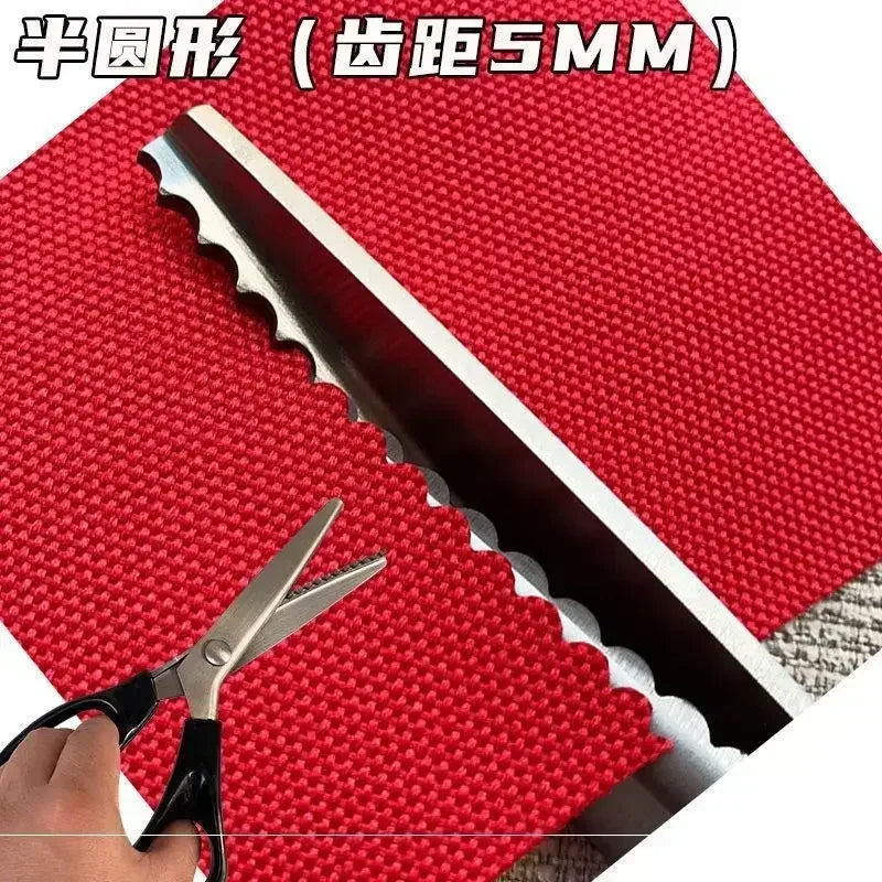Professional Pinking Shears Stainless Steel Zig Zag Scissors for Fabric Sewing Dressmaking Quilting for Tailors Sewers DIY Quake Wave 5mm