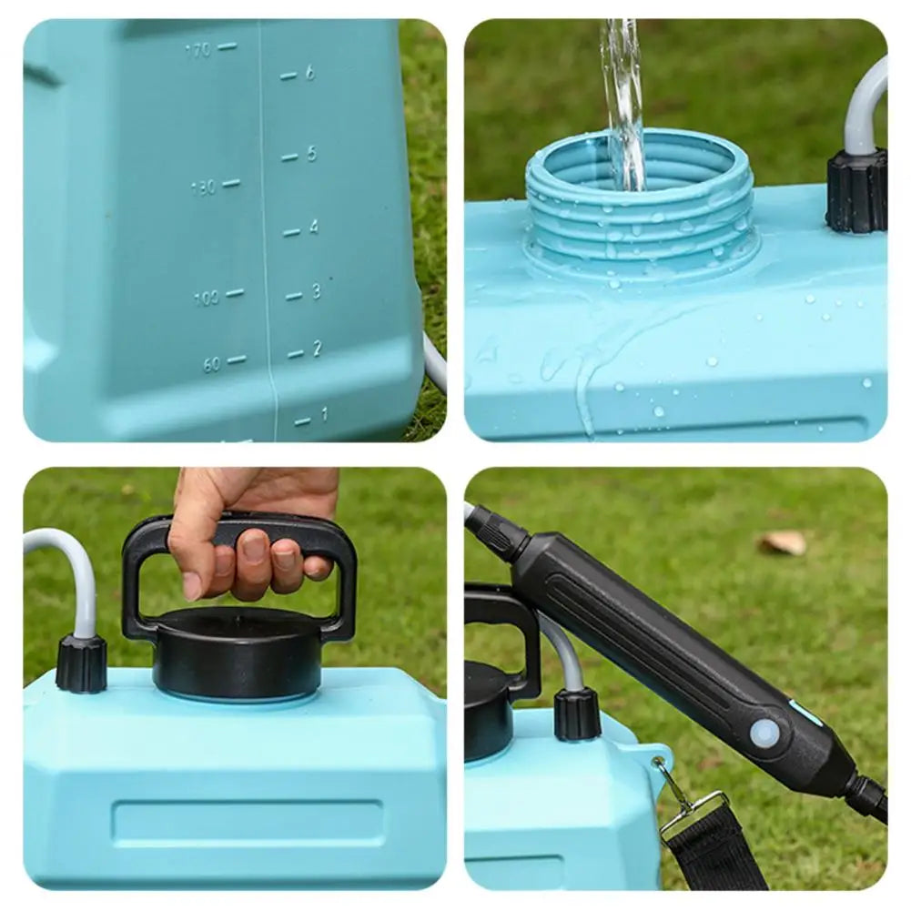 High-Pressure Agricultural Sprayer Lithium Battery 8L Backpack Pesticide Sprayer New Disinfection Irrigation Electric Sprayer Quake