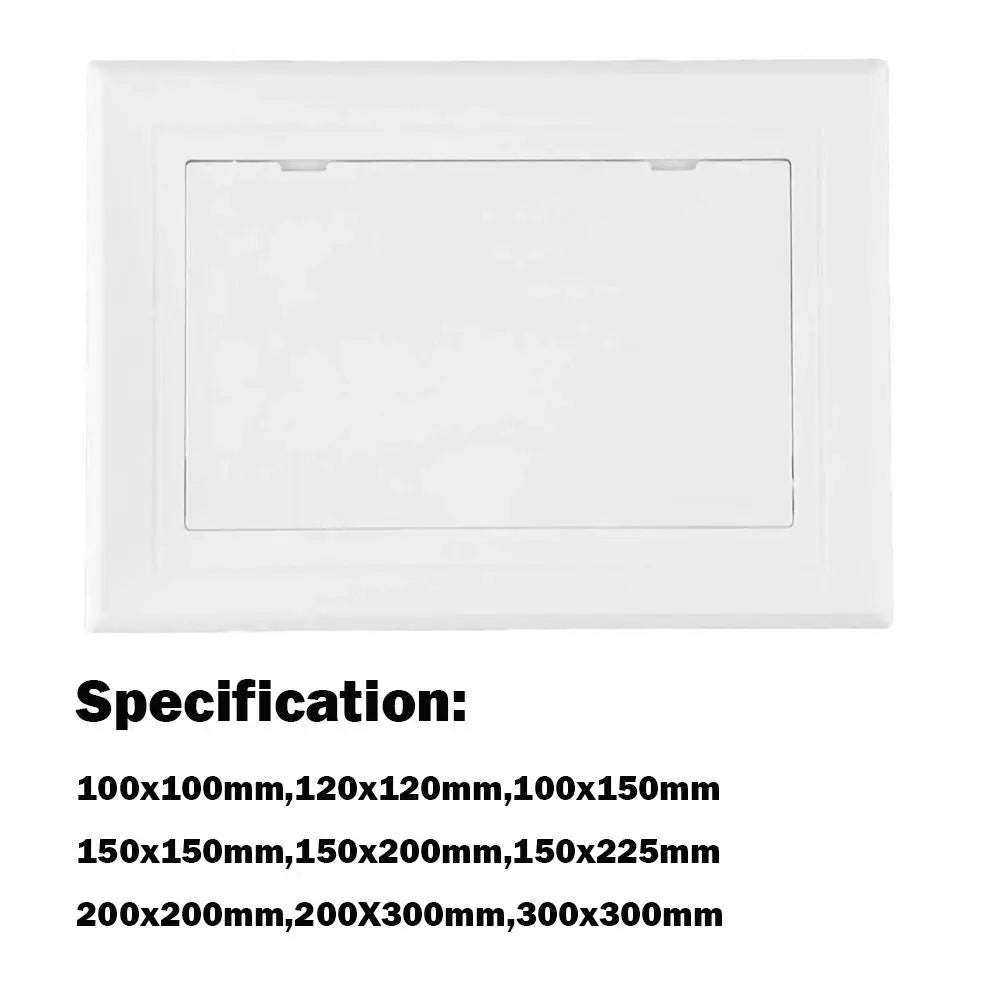 Universal White Access Panel Door Plastic Removable Inspection Hole Wall Access Doors Doors Wall Ceiling Quake