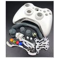 Full Hard Case Housing Shell Buttons Mod Kit Component Cover for Xbox 360 Game Controller Quake WHITE